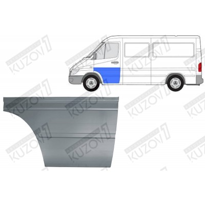 Дверь Передняя (левая) 64 См Klokkerholm для Volkswagen LT 1996-2006 - фото