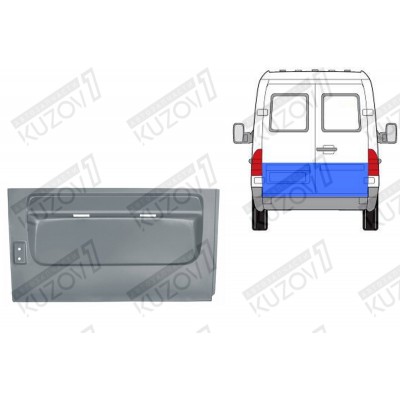 Дверь Задняя (левая) 50 См Klokkerholm для Mercedes Sprinter 1995-2000 - фото