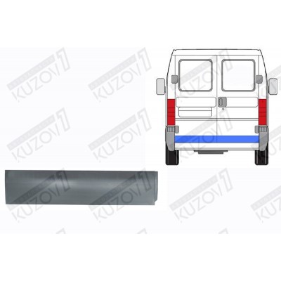 Дверь Задняя (левая) POTRYKUS для PEUGEOT BOXER 2002-2006 - фото