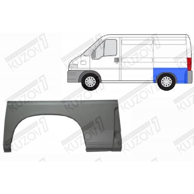 Крыло Заднее (левое) Potrykus для FIAT DUCATO 2002-2006 - фото