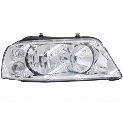 Передняя фара (правая) Хром, Электрическая, DEPO для Volkswagen SHARAN 2000-2010 - фото