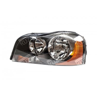 Передняя фара (левая) Темная, DEPO для VOLVO XC90 2002-2014 - фото
